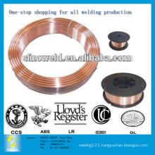 0.6mm to 1.6mm CO2 gas shield copper-coated Solid Mig Welding Wire ER70S-6